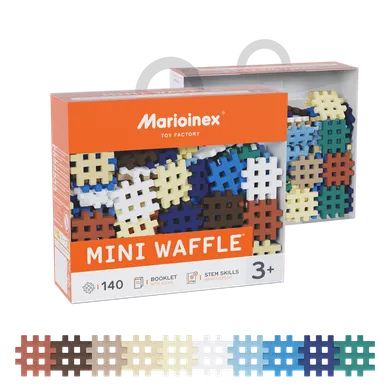 Marioinex, Mini Waffle, klocki konstrukcyjne, 140 elementów