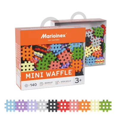 Marioinex, Mini Waffle, klocki konstrukcyjne, 140 elementów