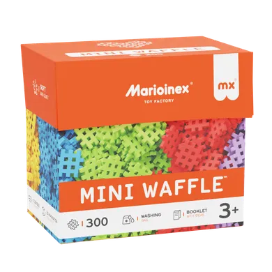 Marioinex, Mini Waffle, klocki konstrukcyjne, 300 elementów