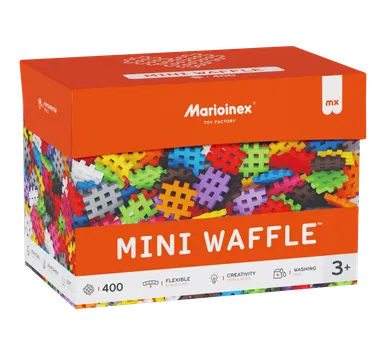 Marioinex, Mini Waffle, klocki konstrukcyjne, 400 elementów