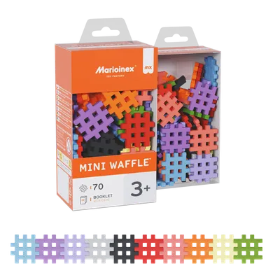 Marioinex, Mini Waffle, klocki konstrukcyjne, 70 elementów