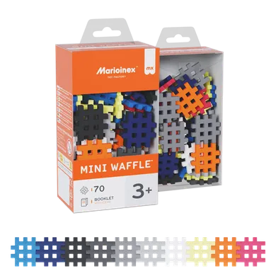Marioinex, Mini Waffle, klocki konstrukcyjne, 70 elementów