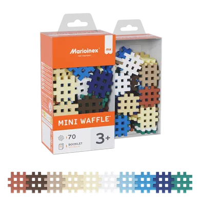 Marioinex, Mini Waffle, klocki konstrukcyjne, 70 elementów