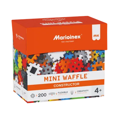 Marioinex, Mini Waffle, Konstruktor, klocki konstrukcyjne, 200 elementów