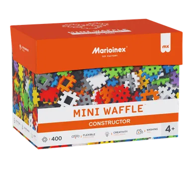 Marioinex, Mini Waffle, Konstruktor, klocki konstrukcyjne, 400 elementów