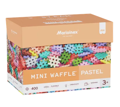 Marioinex, Mini Waffle, Pastel, klocki konstrukcyjne, 400 elementów
