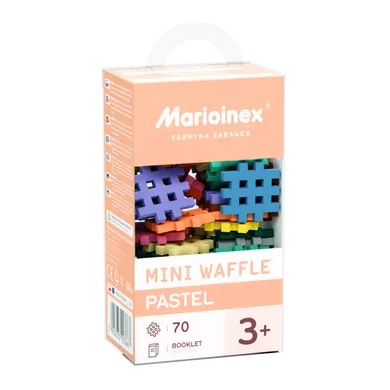 Marioinex, Mini Waffle, Pastel, klocki konstrukcyjne, 70 elementów