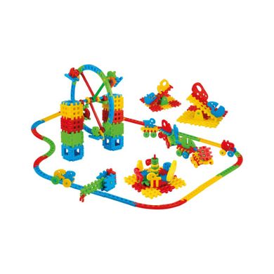 Marioinex, Waffle, Wesołe miasteczko, klocki konstrukcyjne, 246 elementów