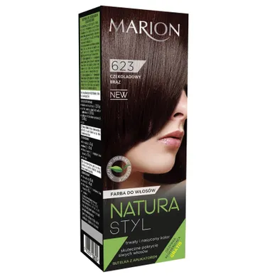 Marion, Natura Styl, farba do włosów, nr 623 czekoladowy