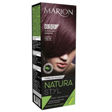 Marion, Natura Styl, farba do włosów, nr 630 intensywny burgund