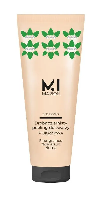 Marion, Ziołovo, peeling drobnoziarnisty do twarzy, pokrzywa, 75 ml