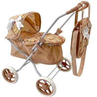 Mariotoys, wózek dla lalek głęboki z torbą