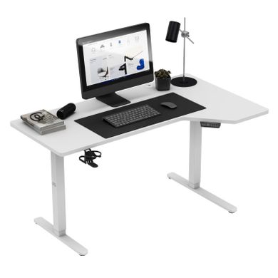 Mark Adler, Leader 9.1, biurko z regulacją wysokości, White, 145 cm