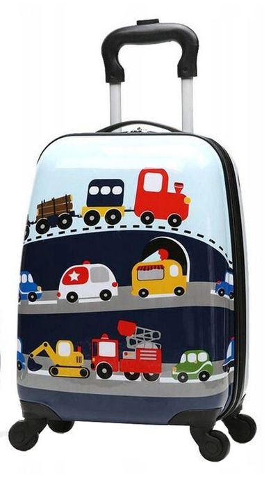 Marko, walizka podróżna na kółkach, pojazdy