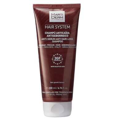 Martiderm, Hair System, szampon przeciw wypadaniu włosów, 200 ml
