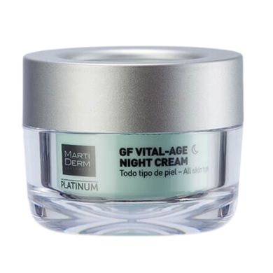 Martiderm, Platinum GF Vital-Age Night Cream, krem do twarzy na noc, 50 ml