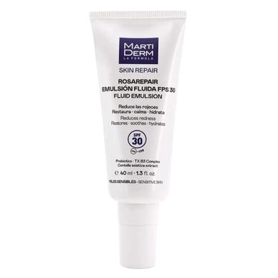 Martiderm, Rosarepair Fluid Emulsion SPF30, płynna emulsja do twarzy, 40 ml