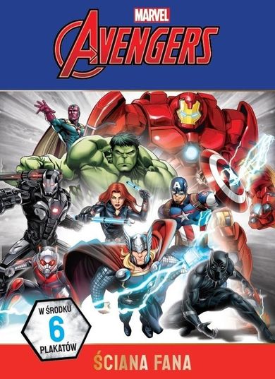 Marvel Avengers. Ściana fana. Plakaty i kolorowanki.