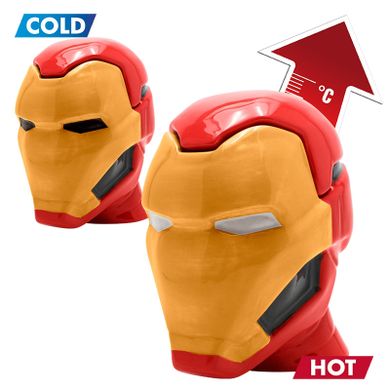 Marvel, Iron Man, kubek 3D, magiczny
