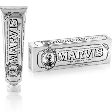 Marvis, Fluoride Toothpaste, wybielająca pasta do zębów z fluorem, Whitening Mint, 85 ml