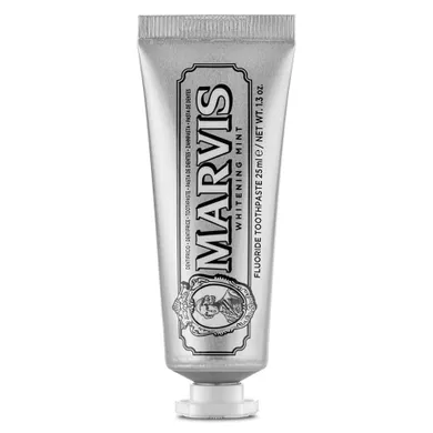 Marvis, Whitening Mint Toothpaste, wybielająca pasta do zębów z fluorem, 25 ml
