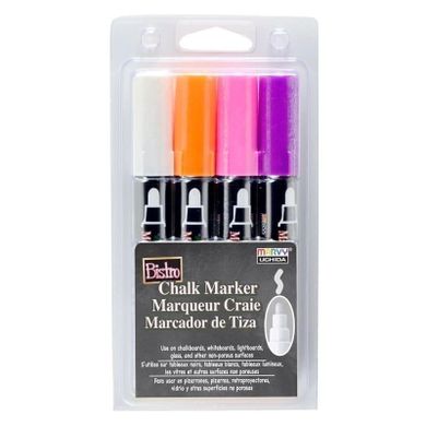 Marvy, Bistro Chalk, markery kredowe, 4 kolory