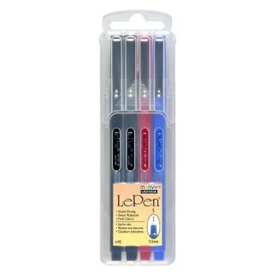 Marvy, cienkopisy, Basic, 4 kolory