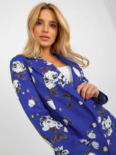 Marynarka damska, niebieska, Lakerta