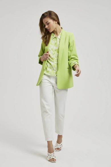 Marynarka damska, zielona, Moodo