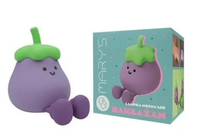 Mary's, Bakłażan, lampka nocna LED