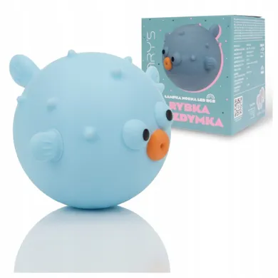 Mary's, Rybka rozdymka, lampka nocna LED, niebieska
