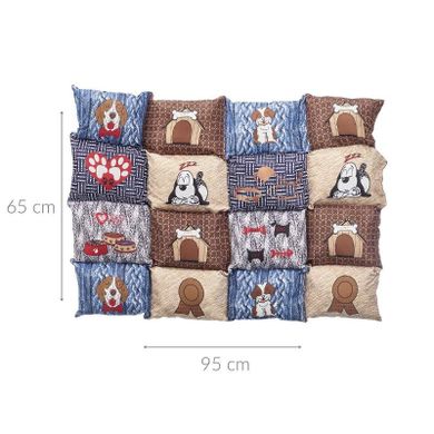 Mascow, legowisko dla psa, z antypoślizgowym spodem, 65-95 cm