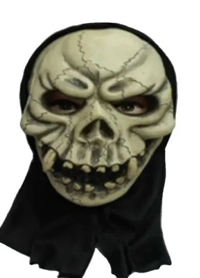 Maska, czaszka z zębami