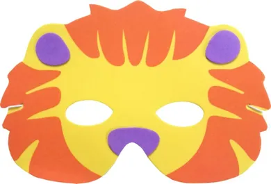 Maska, zwierzątka, lew