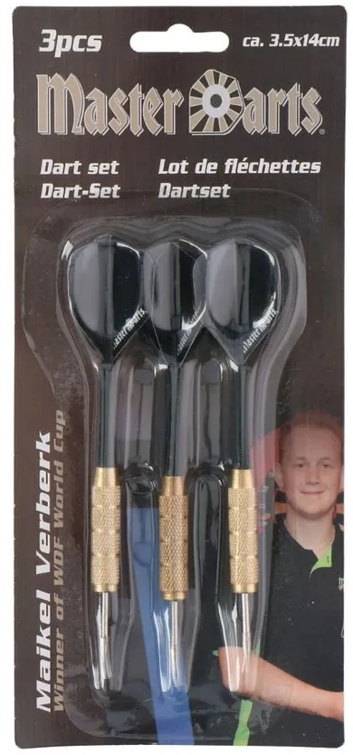 Master Darts, metalowe rzutki do darta, 3 szt.