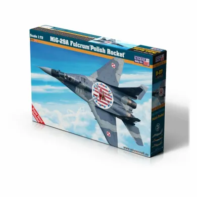 Mastercraft, Mig-29a Fulcrum Polish Rocket, samolot do sklejania, 1:72