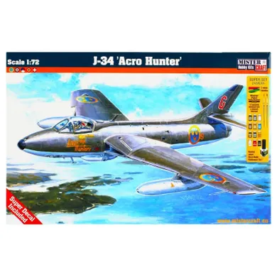 Mastercraft, Samolot J-34 Acro Hunter, model do sklejania 1:72