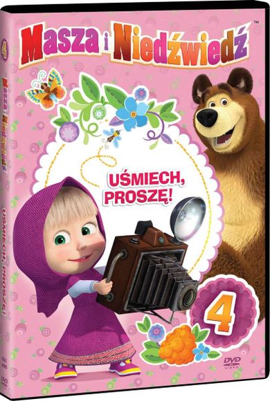 Masza i Niedźwiedź. Część 4: Uśmiech, proszę! DVD