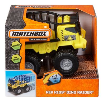 Matchbox, Dino Raider, ciężarówka z przyspieszeniem, 1:43