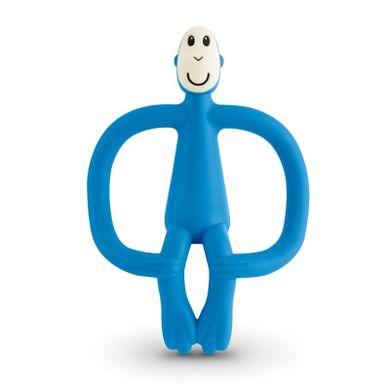 Matchstick Monkey, gryzak masujący ze szczoteczką, blue