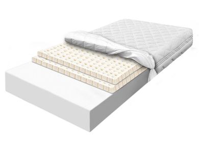 Materace z Gór, Flexi Lati II, materac przewiewny, piankowy, lateksowy, 60-200-21 cm