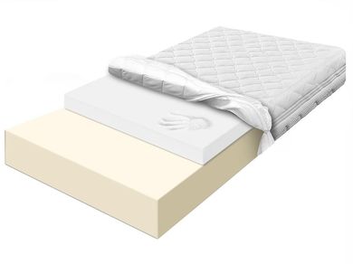 Materace z Gór, Standard Visco II, materac otulający, piankowy, termoelastyczny, 90-180-16 cm