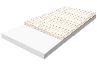 Materace z Gór, Top Flexi Latti, materac elastyczny, nawierzchniowy, lateksowy, 90-130-8 cm