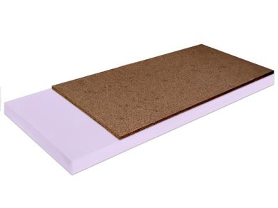 Materace z Gór, Top Hard Kokos, materac twardy, nawierzchniowy, kokosowy, bez pokrowca, 90-120-6 cm