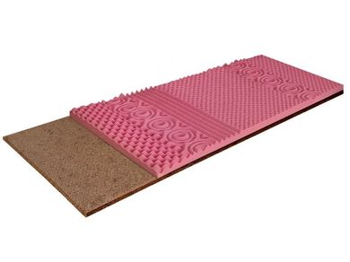 Materace z Gór, Top Hr Zone Koko, materac zrównoważony, nawierzchniowy, strefowy, kokosowy, 80-180-5 cm