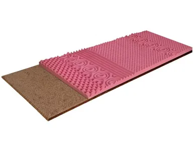 Materace z Gór, Top Hr Zone Koko, materac zrównoważony, nawierzchniowy, strefowy, kokosowy, bez pokrowca, 60-120-5 cm