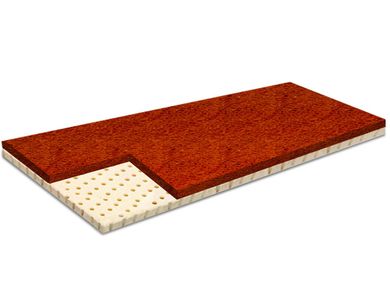 Materace z Gór, Top Lateks Kokos, materac odświeżający, nawierzchniowy, lateksowy, kokosowy, 90-120-4 cm