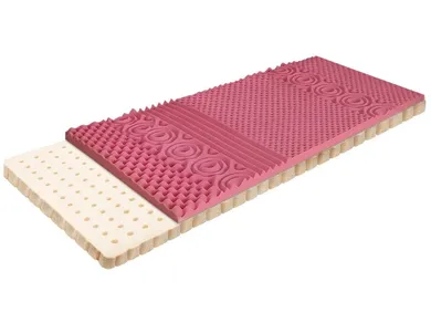 Materace z Gór, Top Lati Zone, materac ergonomiczny, nawierzchniowy, lateksoidalny, 60-120-7 cm