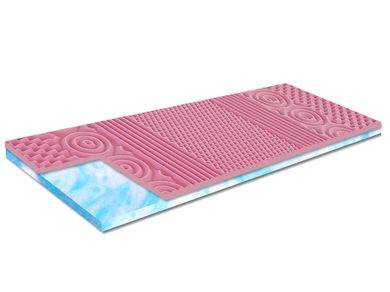 Materace z Gór, Top Marshmalo Zone, materac relaksujący, nawierzchniowy, wysokoelastyczny, 100-170-7 cm