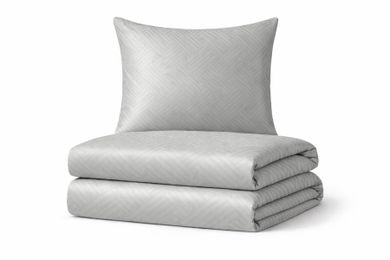 Matex, 3-częściowy komplet pościeli, adamaszek geometryczny, 200-220 cm